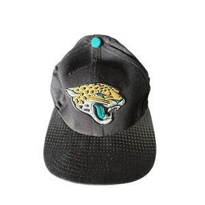 NFL‎ Licensed Black  Embroidered Logo Jacksonville Jaguars 59FIFTY Snapback Hat